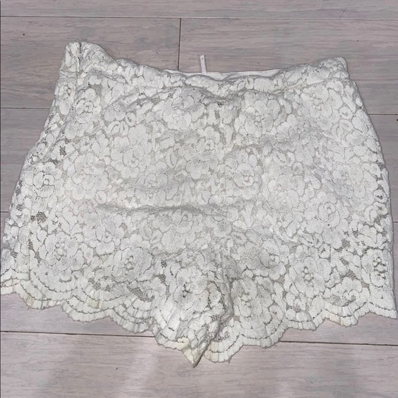 Free people White lace shorts 6 - Picture 4 of 7